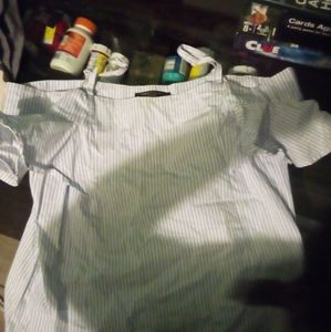 White and blue camisole